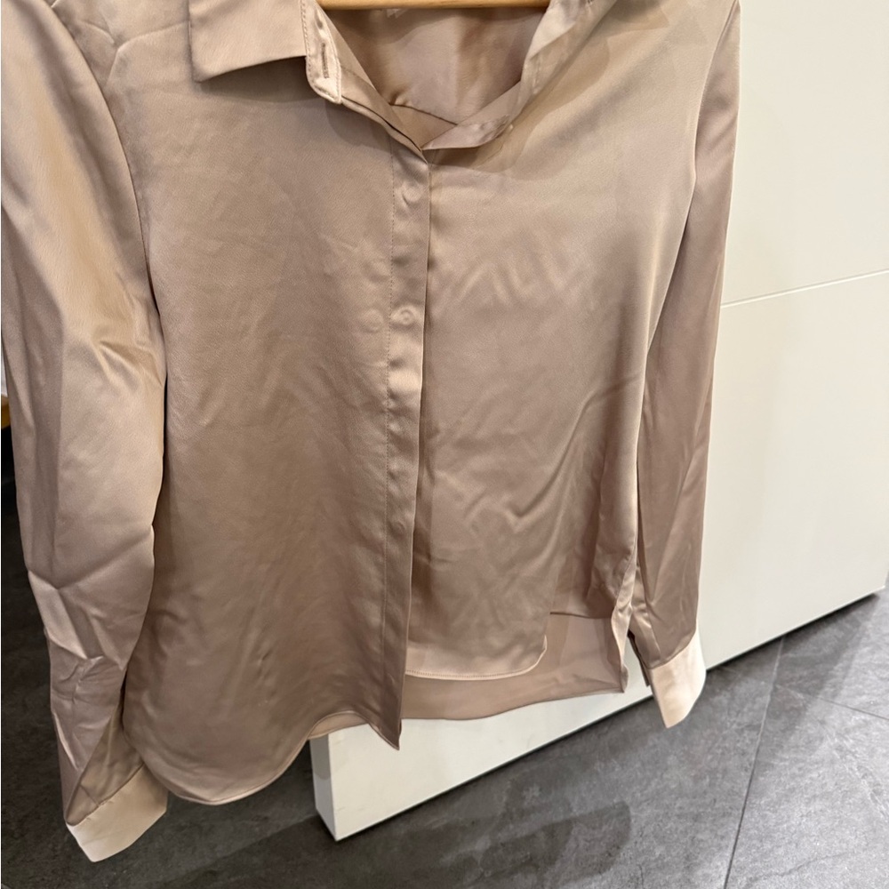 Elegant champagne Women's Blouse